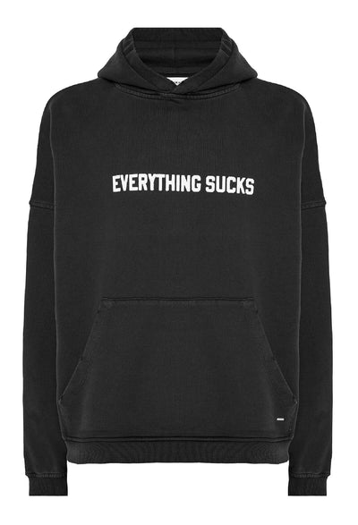 Everything Sucks Vintage Hoodie Black