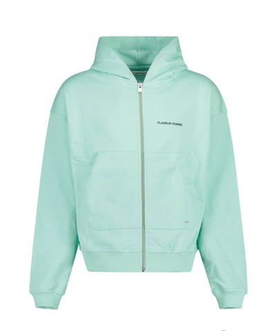 Light Blue Zip-Hoodie