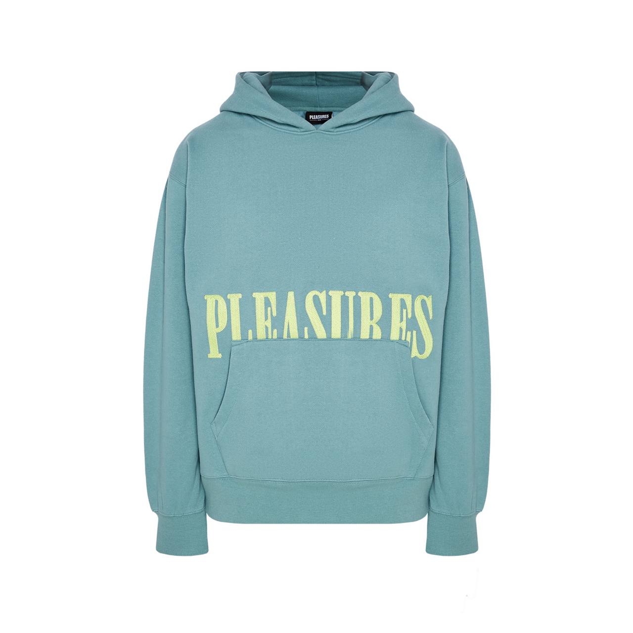 Pleasures on sale green hoodie