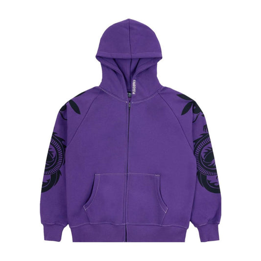 Худі Pleasures Playboy Slevees Purple Hoodie