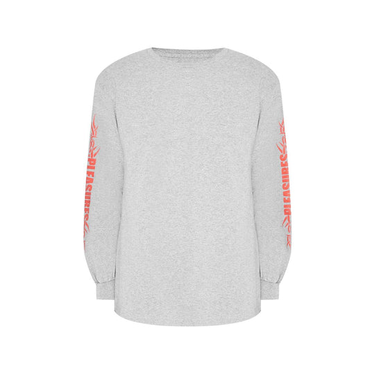 Футболка з довгим рукавом Pleasures Grey Longsleeve