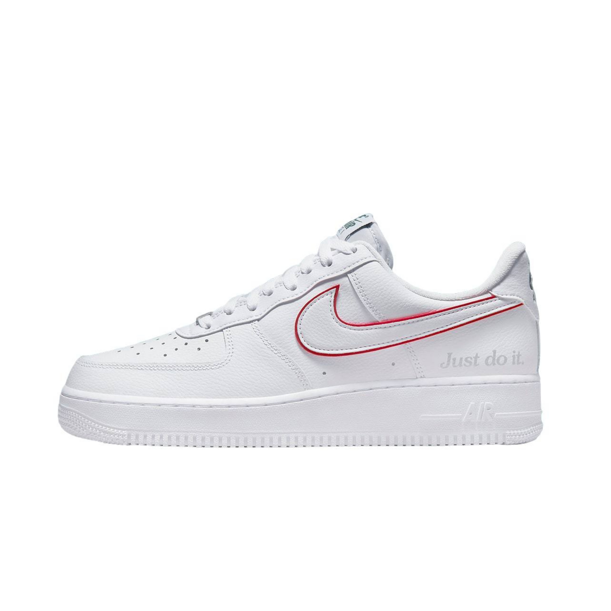 Nike Air Force 1 Low Just Do It White Noble Green Metallic S Agnostic Store