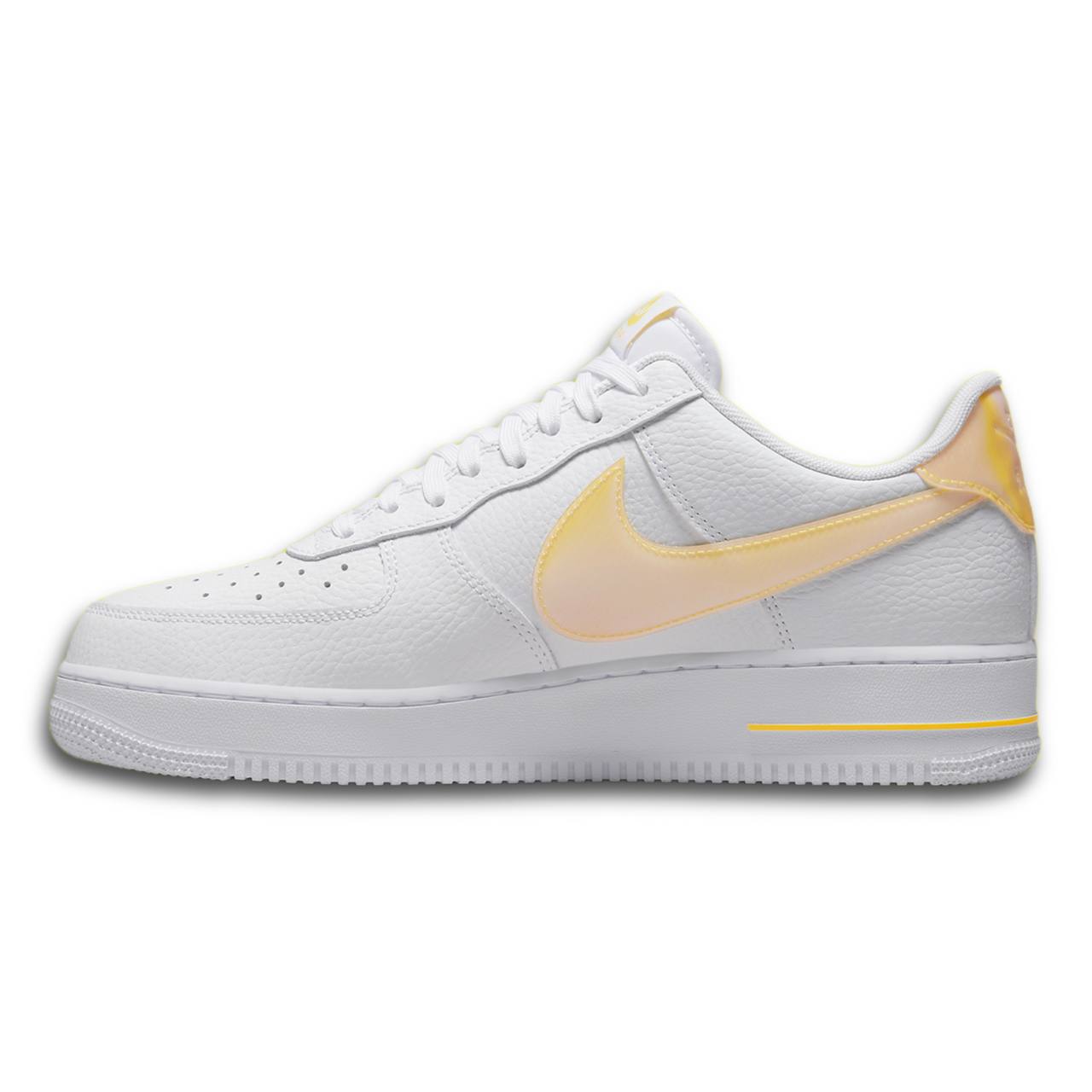 Air force 1 shop black yellow swoosh